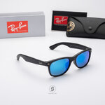 RayBan RB2132F 622/17 Nre Wayfarer Blue Mirror RayBan RB2132F 622/17 Nre Wayfarer Blue Mirror