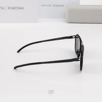 แว่นกันแดด MYKITA RIMOWA SUN MR003 AL4 BLACK BLACK BLACK POLARIZED แว่นกันแดด MYKITA RIMOWA SUN MR003 AL4 BLACK BLACK BLACK POLARIZED