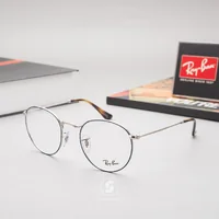 แว่นสายตา Ray-Ban Round Metal RX3447V 2970 Silver on Top Blue แว่นสายตา Ray-Ban Round Metal RX3447V 2970 Silver on Top Blue