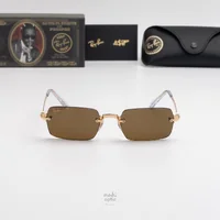 แว่นกันแดด Ray-Ban A$AP Rocky RB3928 001/73 Arista gold / Dark brown