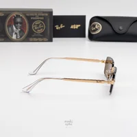 แว่นกันแดด Ray-Ban A$AP Rocky RB3928 001/73 Arista gold / Dark brown