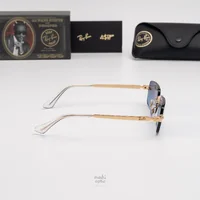 แว่นกันแดด Ray-Ban A$AP Rocky RB3928 001/S2 Arista gold / Blue gradient dark grey