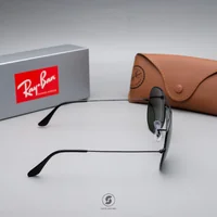 แว่นกันแดด Ray-Ban Aviator large metal ii RB3026 L2821 Black / Green G-15 แว่นกันแดด Ray-Ban Aviator large metal ii RB3026 L2821 Black / Green G-15