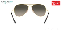 แว่นกันแดด Ray-Ban Aviator large metal RB3025 181/71 Gold Havana / Grey gradient แว่นกันแดด Ray-Ban Aviator large metal RB3025 181/71 Gold Havana / Grey gradient
