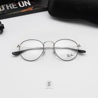 แว่นสายตา Ray-Ban Round Metal RX3447V 2861 Black on Silver แว่นสายตา Ray-Ban Round Metal RX3447V 2861 Black on Silver