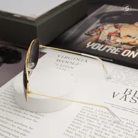 แว่นกันแดด Ray-Ban Aviator large metal RB3025 919648 Legend Gold / Black Polarized แว่นกันแดด Ray-Ban Aviator large metal RB3025 919648 Legend Gold / Black Polarized