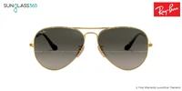 แว่นกันแดด Ray-Ban Aviator large metal RB3025 181/71 Gold Havana / Grey gradient แว่นกันแดด Ray-Ban Aviator large metal RB3025 181/71 Gold Havana / Grey gradient