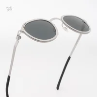 แว่นกันแดด MYKITA RIMOWA SUN MR001 AL2 WHITE SILVER SILVER DARKGREY SOLID แว่นกันแดด MYKITA RIMOWA SUN MR001 AL2 WHITE SILVER SILVER DARKGREY SOLID