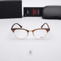แว่นสายตา Ray-Ban Clubmaster RX5154 8375 Striped Brown แว่นสายตา Ray-Ban Clubmaster RX5154 8375 Striped Brown
