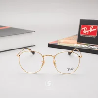 แว่นสายตา Ray-Ban Round Metal RX3447V 2500 Arista Gold แว่นสายตา Ray-Ban Round Metal RX3447V 2500 Arista Gold