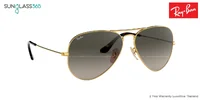 แว่นกันแดด Ray-Ban Aviator large metal RB3025 181/71 Gold Havana / Grey gradient แว่นกันแดด Ray-Ban Aviator large metal RB3025 181/71 Gold Havana / Grey gradient