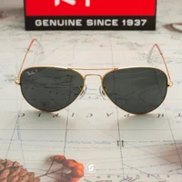 แว่นกันแดด Ray-Ban Aviator large metal RB3025 001/58 Gold / Black/Green Polarized แว่นกันแดด Ray-Ban Aviator large metal RB3025 001/58 Gold / Black/Green Polarized