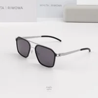 แว่นกันแดด MYKITA RIMOWA SUN MR003 AL1 WHITE SILVER BLACK COOLGREY SOLID
