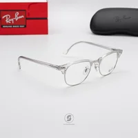 แว่นสายตา Ray-Ban Clubmaster RX5154 2001 White Transparent แว่นสายตา Ray-Ban Clubmaster RX5154 2001 White Transparent