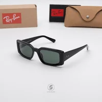 แว่นกันแดด Ray-Ban Kiliane RB4395F 667771 Black / Dark Green แว่นกันแดด Ray-Ban Kiliane RB4395F 667771 Black / Dark Green