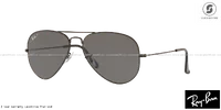 แว่นกันแดด Ray-Ban Aviator large metal RB3025 002/48 Black / Black Polarized แว่นกันแดด Ray-Ban Aviator large metal RB3025 002/48 Black / Black Polarized