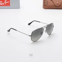 แว่นกันแดด Ray-Ban Aviator large metal RB3025 004/71 Gunmetal / Grey Gradient