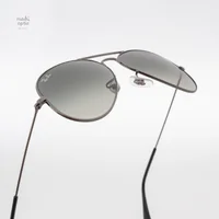 แว่นกันแดด Ray-Ban Aviator large metal RB3025 004/71 Gunmetal / Grey Gradient