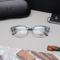 แว่นสายตา Ray-Ban Clubmaster RX5154 8377 Striped Green แว่นสายตา Ray-Ban Clubmaster RX5154 8377 Striped Green