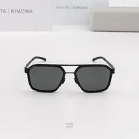 แว่นกันแดด MYKITA RIMOWA SUN MR003 AL4 BLACK BLACK BLACK POLARIZED แว่นกันแดด MYKITA RIMOWA SUN MR003 AL4 BLACK BLACK BLACK POLARIZED