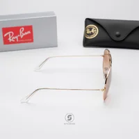 แว่นกันแดด Ray-Ban Aviator large metal RB3025 001/3E Gold / Pink