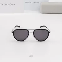 แว่นกันแดด MYKITA RIMOWA SUN MR006 AL1 WHITE SILVER BLACK COOLGREY SOLID แว่นกันแดด MYKITA RIMOWA SUN MR006 AL1 WHITE SILVER BLACK COOLGREY SOLID