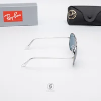 แว่นกันแดด Ray-Ban Aviator large metal RB3025 003/02 Aviator Silver / Blue Polarized แว่นกันแดด Ray-Ban Aviator large metal RB3025 003/02 Aviator Silver / Blue Polarized