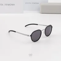 แว่นกันแดด MYKITA RIMOWA SUN MR001 AL1 WHITE SILVER BLACK COOLGREY SOLID แว่นกันแดด MYKITA RIMOWA SUN MR001 AL1 WHITE SILVER BLACK COOLGREY SOLID