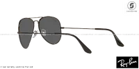 แว่นกันแดด Ray-Ban Aviator large metal RB3025 002/48 Black / Black Polarized แว่นกันแดด Ray-Ban Aviator large metal RB3025 002/48 Black / Black Polarized