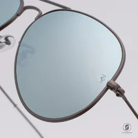 แว่นกันแดด Ray-Ban Aviator large metal RB3025 029/30 Gunmetal / Silver mirror แว่นกันแดด Ray-Ban Aviator large metal RB3025 029/30 Gunmetal / Silver mirror