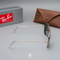 แว่นกันแดด Ray-Ban Aviator large metal RB3025 L0205 Gold / Green G-15 แว่นกันแดด Ray-Ban Aviator large metal RB3025 L0205 Gold / Green G-15