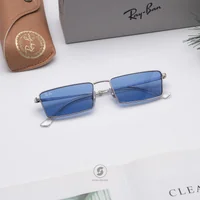 แว่นกันแดด Ray-Ban Emy RB3741 003/80 Silver / Blue แว่นกันแดด Ray-Ban Emy RB3741 003/80 Silver / Blue