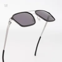แว่นกันแดด MYKITA RIMOWA SUN MR003 AL1 WHITE SILVER BLACK COOLGREY SOLID