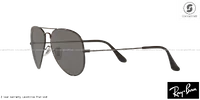 แว่นกันแดด Ray-Ban Aviator large metal RB3025 002/48 Black / Black Polarized แว่นกันแดด Ray-Ban Aviator large metal RB3025 002/48 Black / Black Polarized