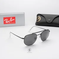 แว่นกันแดด Ray-Ban Marshal RB3648 002/B1 Black /Dark Grey