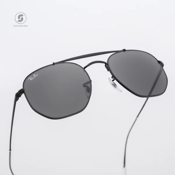 แว่นกันแดด Ray-Ban Marshal RB3648 002/B1 Black /Dark Grey image 5