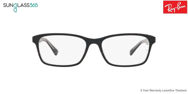 แว่นสายตา Ray-Ban RX5318D 2034 Black on Transparent image 2 แว่นสายตา Ray-Ban RX5318D 2034 Black on Transparent image 2