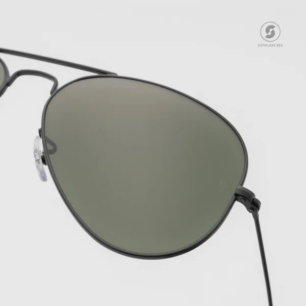 แว่นกันแดด Ray-Ban Aviator large metal RB3025 L2823 Black / Green G-15 image 5 แว่นกันแดด Ray-Ban Aviator large metal RB3025 L2823 Black / Green G-15 image 5