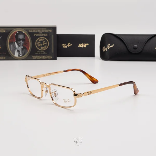 แว่นสายตา Ray-Ban A$AP RX3927V 2500 Arista Gold image 2 แว่นสายตา Ray-Ban A$AP RX3927V 2500 Arista Gold image 2