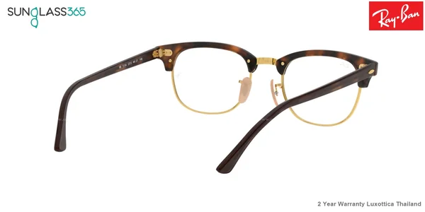 แว่นสายตา Ray-Ban Clubmaster RX5154 2372 Red Havana image 5 แว่นสายตา Ray-Ban Clubmaster RX5154 2372 Red Havana image 5