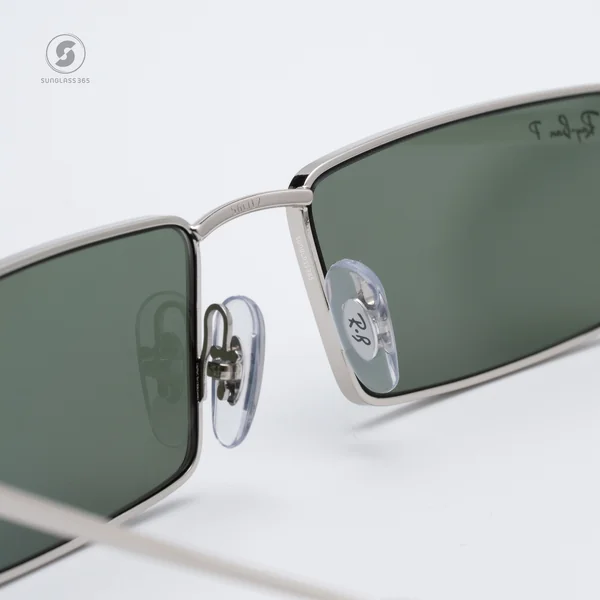 แว่นกันแดด Ray-Ban Emy RB3741 003/9A Silver / Dark Green Polarized image 8 แว่นกันแดด Ray-Ban Emy RB3741 003/9A Silver / Dark Green Polarized image 8