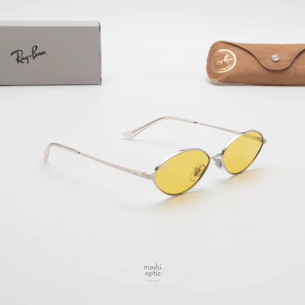 แว่นกันแดด Ray-Ban Kai RB3757 003/6D Yellow Mirror / Flash Gold image 4
