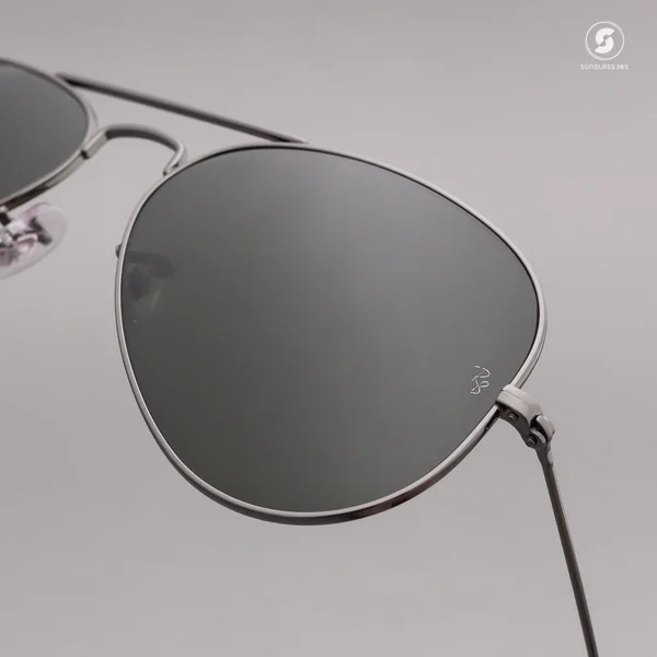 แว่นกันแดด Ray-Ban Aviator large metal RB3025 W0879 Gunmetal / G-15 Green image 5 แว่นกันแดด Ray-Ban Aviator large metal RB3025 W0879 Gunmetal / G-15 Green image 5
