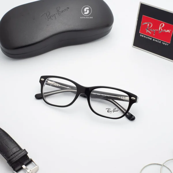 แว่นสายตา Ray-Ban Junior RY1555 3529 Black on Transparent