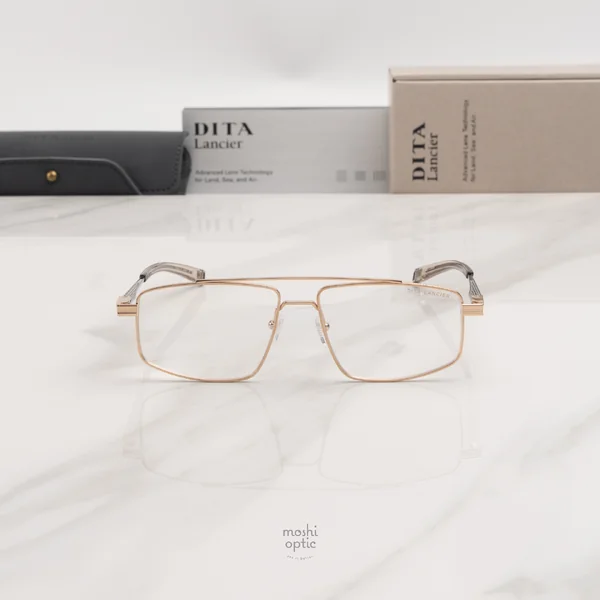 แว่นสายตา DITA LANCIER DLX144 A 01 White Gold / Shiny Silver image 2