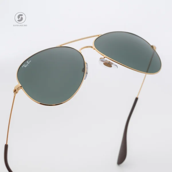 แว่นกันแดด Ray-Ban Aviator large metal RB3558 001/71 Gold / G-15 image 6 แว่นกันแดด Ray-Ban Aviator large metal RB3558 001/71 Gold / G-15 image 6