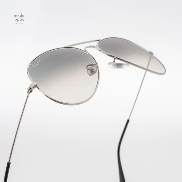 แว่นกันแดด Ray-Ban Aviator large metal RB3025 003/32 Silver / Grey Gradient image 6