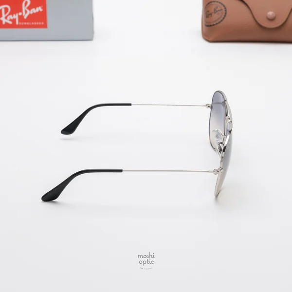 แว่นกันแดด Ray-Ban Aviator large metal RB3025 003/32 Silver / Grey Gradient image 5