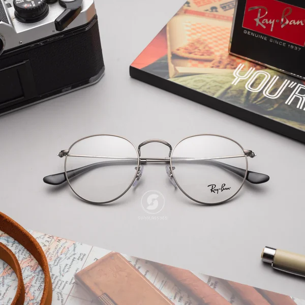 แว่นสายตา Ray-Ban Round Metal RX3447V 2620 Gunmetal แว่นสายตา Ray-Ban Round Metal RX3447V 2620 Gunmetal