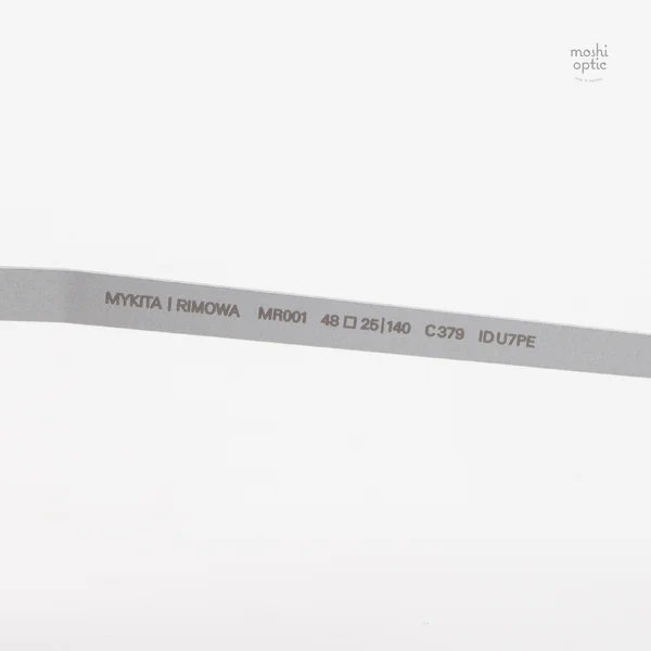 แว่นกันแดด MYKITA RIMOWA SUN MR001 AL1 WHITE SILVER BLACK COOLGREY SOLID image 8 แว่นกันแดด MYKITA RIMOWA SUN MR001 AL1 WHITE SILVER BLACK COOLGREY SOLID image 8